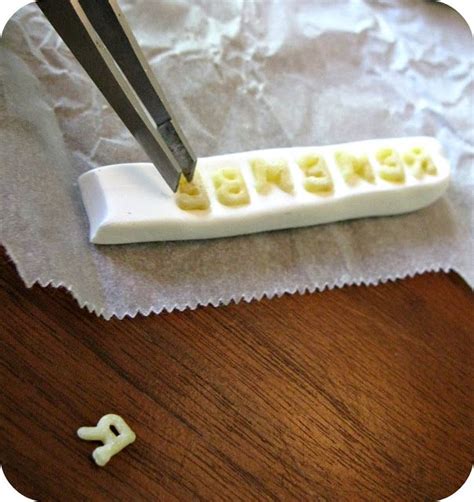 Alphabet pasta, also referred to as alfabeto and alphabetti spaghetti in the uk, is a pasta that has been mechanically cut or pressed into the letters of . Alphabet Noodle Letters for Stamping Clay | Clay stamps ...