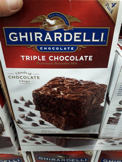 Triple Chocolate Brownie Mix Ghirardelli