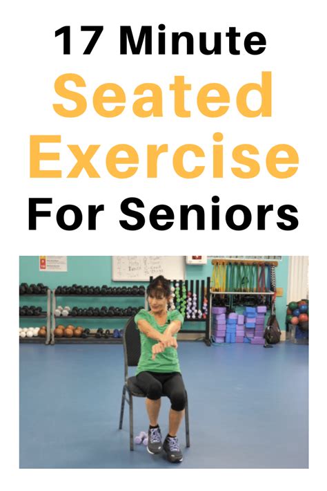 Chair Exercises For Seniors Fitness With Cindy