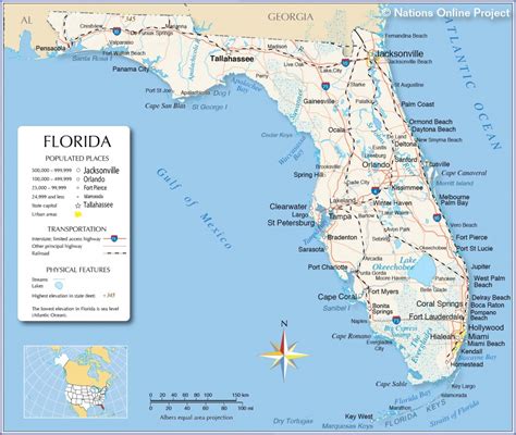 Florida Ocean Map Printable Maps