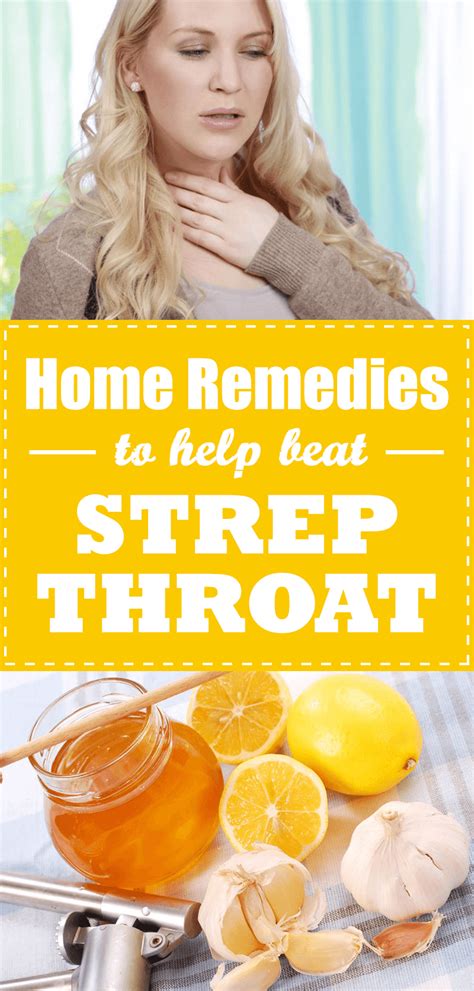Natural Remedies For Strep Throat • With Images Natural Health Remedies Sick Remedies Health