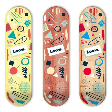 Louw Skateboards Estudio Primo Design Graphique Skateboard Art