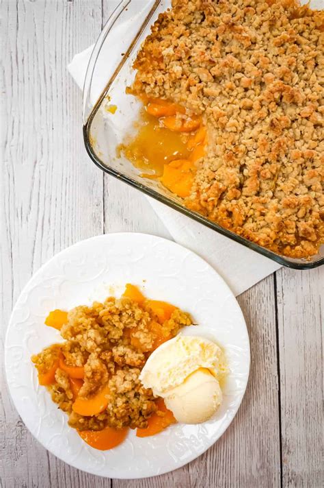 Peach Crumble This Is Not Diet Food