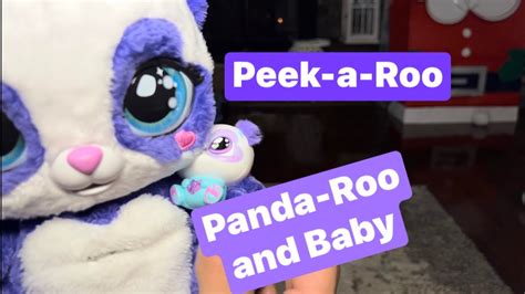 Peek A Roo Panda Roo And Mystery Baby Bluebell A Roo Interactive Plush