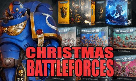 Gw Reveals 8 New 40k Christmas 2022 Battleforces