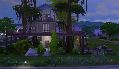 Urban Treehouse Sims 4 Houses