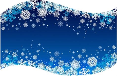 Blue Snowflake Christmas Background Snow Free Vector Download 60197