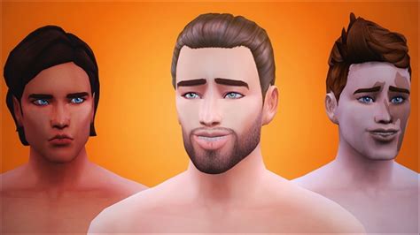 Skin Set For Males At Let Them Eat Burnt Waffles Sims 4 Updates