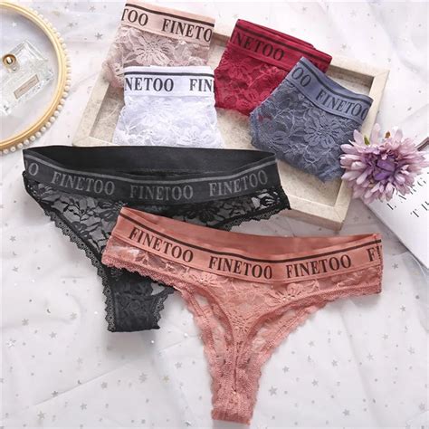 Women Thong Sexy Lace Panties Perspective Underwear Lingerie Panties
