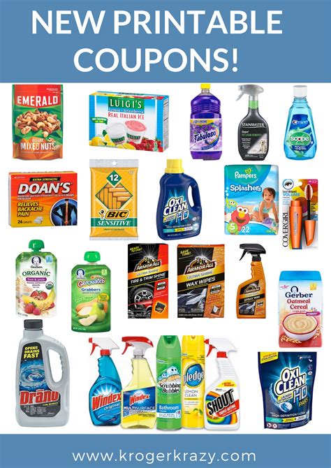 New Printable Coupons Windex Pledge Oxi Clean Covergirl Gerber