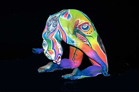 Photos World Bodypainting Festival Gets Creative Naked In Austria