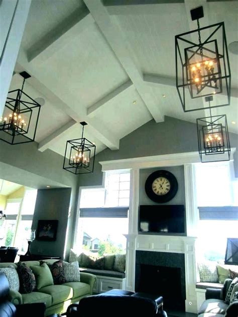 Sloped Ceiling Vaulted Ceiling Lighting Ideas 20 Vaulted Ceiling