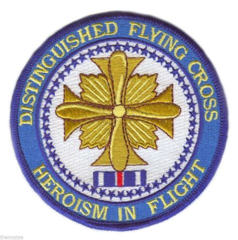 Distinguished Flying Cross Medal Patch 4 Embroidered Military Patch