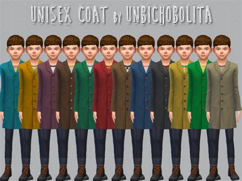 My Sims 4 Blog Winter Coat For Boys And Girls By Unbichobolita