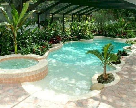 78 Cozy Swimming Pool Garden Design Ideas On A Budget Beach Entry Pool