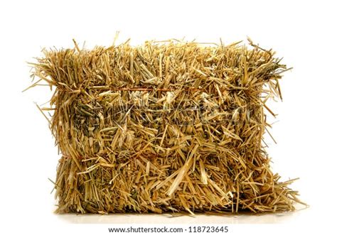 Bale Tied Natural Farming Straw Hay Stock Photo Edit Now 118723645