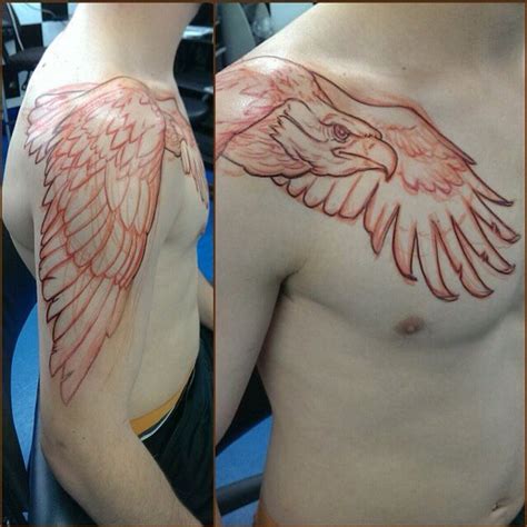 Awesome Eagle Tattoo For A Shoulder Tattoos Eagle Shoulder Tattoo