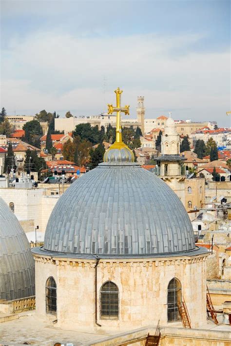 Church Of The Holy Sepulchre Jerusalem Old City Stock Image Image