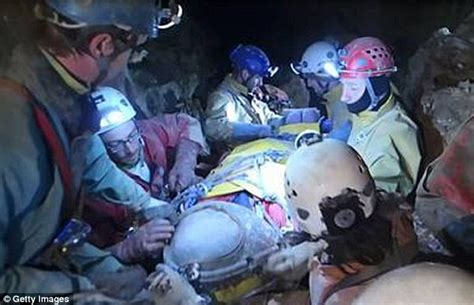 Trapped Cave Explorer Finally Pulled To Freedom And Airlifted To