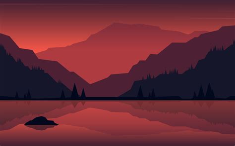 Mac, pc, iphone 5, 6, ipad, android, windows, tv. 2880x1800 Minimalist Landscape Painting Macbook Pro Retina Wallpaper, HD Minimalist 4K ...