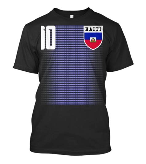 Shop Haiti Football Soccer Jersey Tee Trending T Shirts Designed By