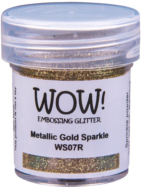 Polvos De Embossing Metallic Gold Sparkle Regular