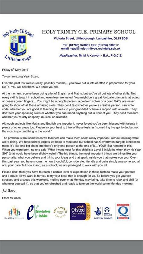 It's been quite a while since i last. Sample Letters Of Encouragement For Students | Letter Template