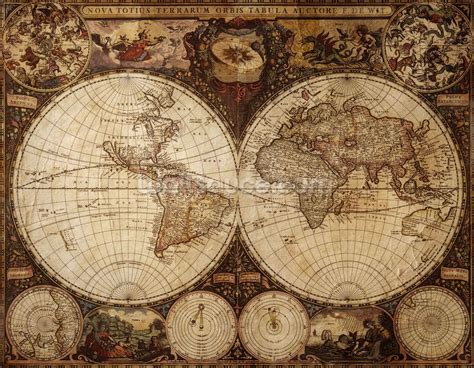 Vintage World Map Wallpapers K HD Vintage World Map Backgrounds On WallpaperBat