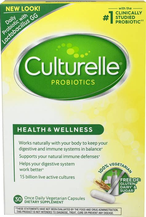 Culturelle® Probiotic 30 Capsules | Digestive Health Supplements