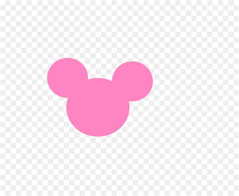 Minnie Mouse Silhouette Pink Magenta Baby Mickey Mouse Png Download