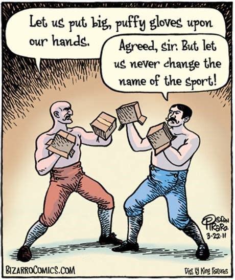 The Origin Of Boxing Boxing Quotes Bizarro Comic Funny Pictures
