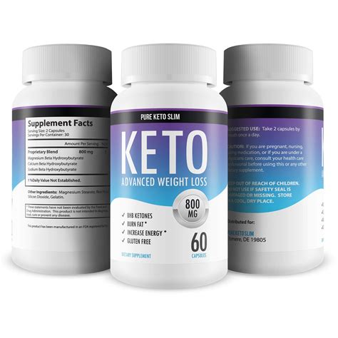 Pure Keto Slim Keto Diet Pills Exogenous Ketones Help Burn Fat