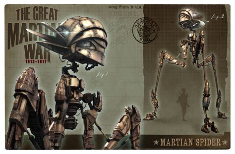 The Great Martian War Spider Uk War Of The Worlds