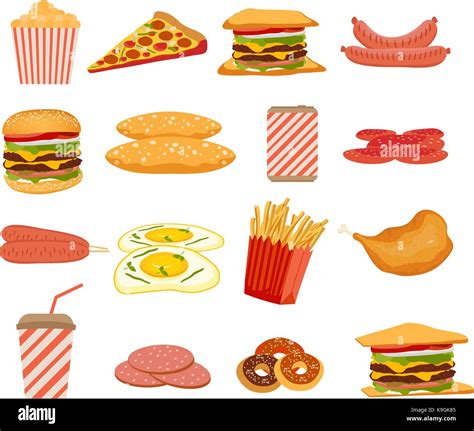 Packet Of Salami Isolated Stock Vector Images Alamy