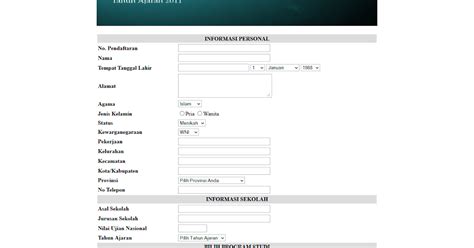 Cara Membuat Formulir Pendaftaran Responsif Menggunakan Html Css