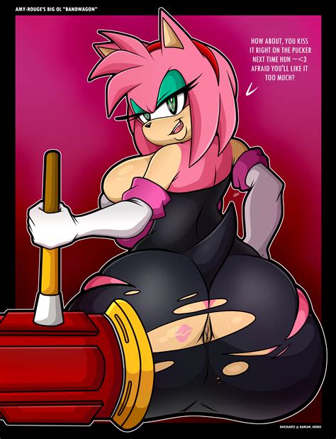Rule 34 Absurd Res Amy Rose Amy Rose Rouge Cosplay