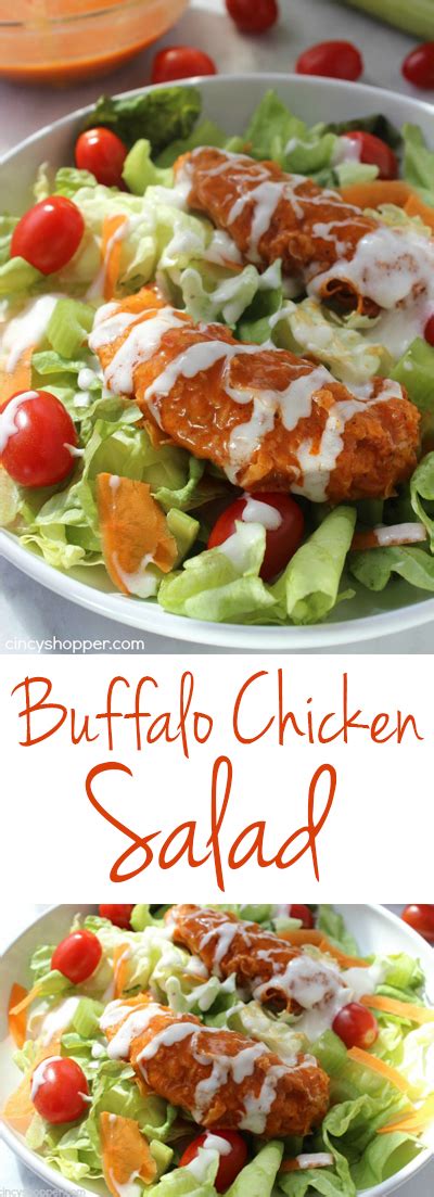 Buffalo Chicken Strips + Salad (Aldi Meal) - CincyShopper