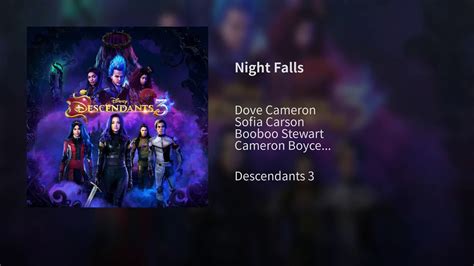Night Falls From Descendants 3audio Oficial Youtube