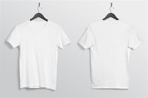 Plain White T Shirt Hanging On Wall Stock Photo Download Image Now