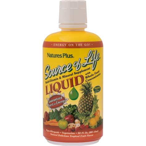 My teeth went from white to very. Nature's Plus Source Of Life Liquid Multivitamin 30 oz Liquid - Swanson Health Products