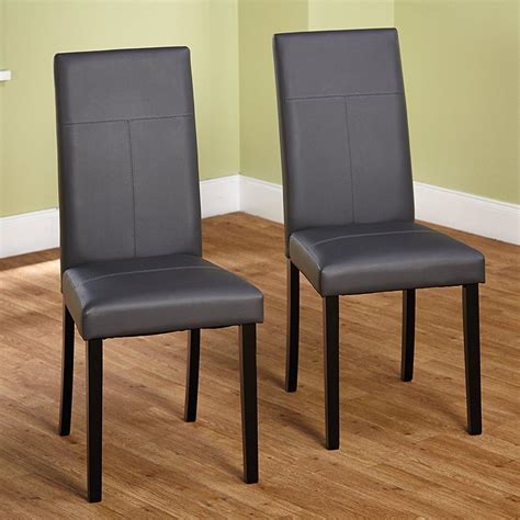 Yaheetech dining chairs fabric upholstered dining chairs classic high back padded chairs button tufted parsons diner chairs with solid wood legs for home and restaurants, dark gray, 4pcs. Target Marketing Systems Set of 2 Upholstered PU Leather ...