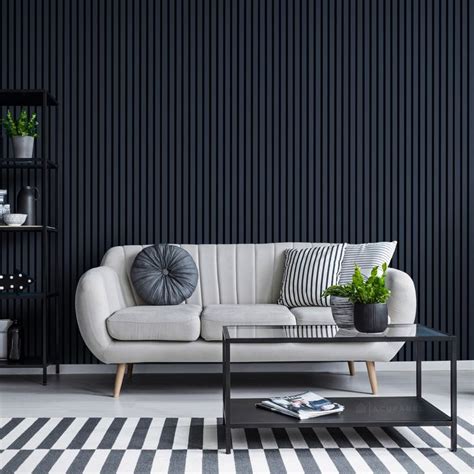Acupanel® Colour Midnight Blue Acoustic Wall Panels in 2021 | Wood slat