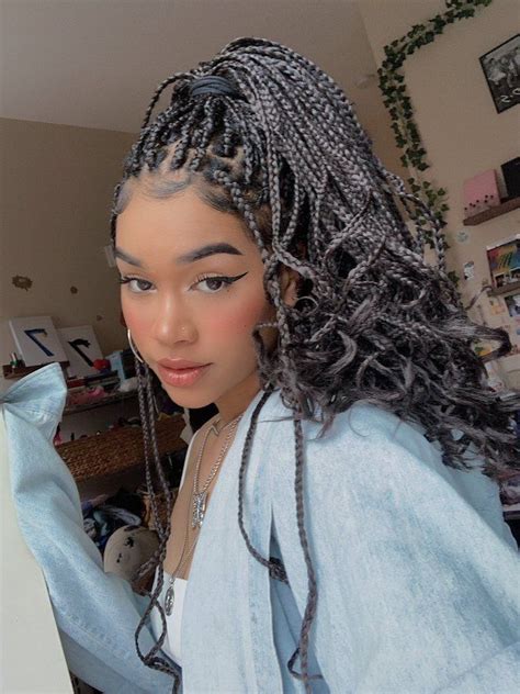 Pinterest Sweetness In 2020 Black Girl Braided Hairstyles Aesthetic