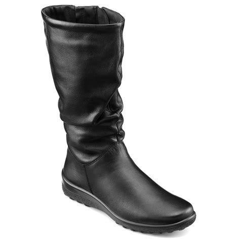 Hotter Mystery Womens Wide Fit Slouch Boots Women From Charles Clinkard Uk