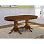 VAT ESP TP Oval Double Pedestal Dining Table With A 17inch Butterfly 