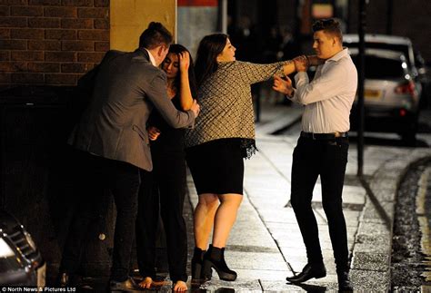 man punches woman in the face in newcastle on new year s night daily mail online