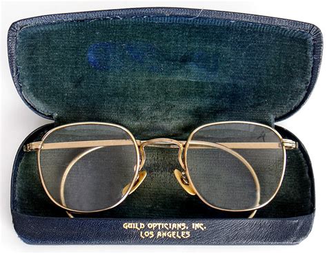 Vintage Ao Liner American Optical Wire Eyeglasses Glasses Xlnt Gold 12kgf