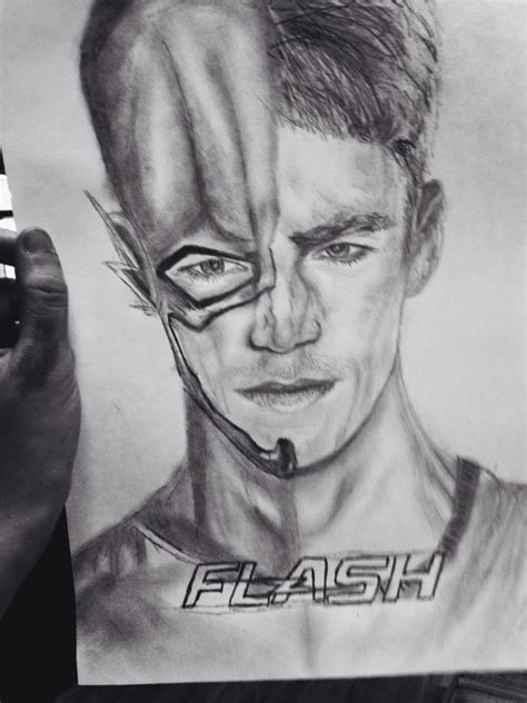 Grant Gustin As The Flash By Katrina Stigers Pictures To Draw Canvas