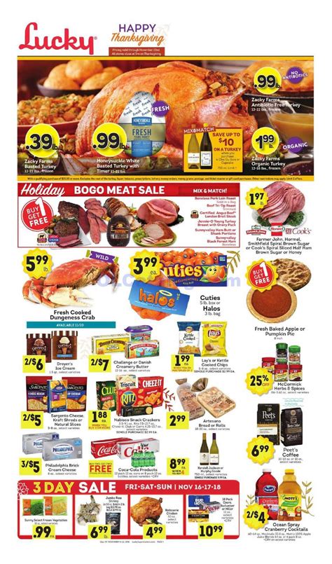 Lucky Weekly Ad November 14 – 22, 2018 . Do you know what’s in and what