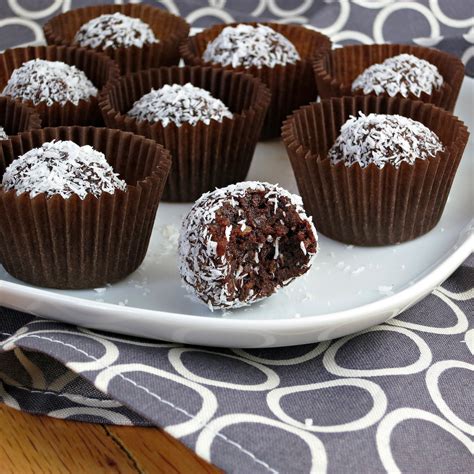 Healthy Chocolate Coconut Truffles Alidas Kitchen